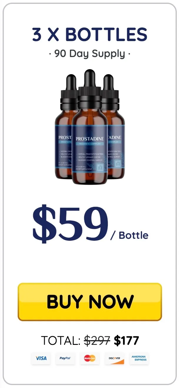 Prostadine 3 bottles